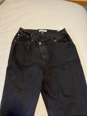 Abercrombie & Fitch Curve Love High-Rise dad jeans